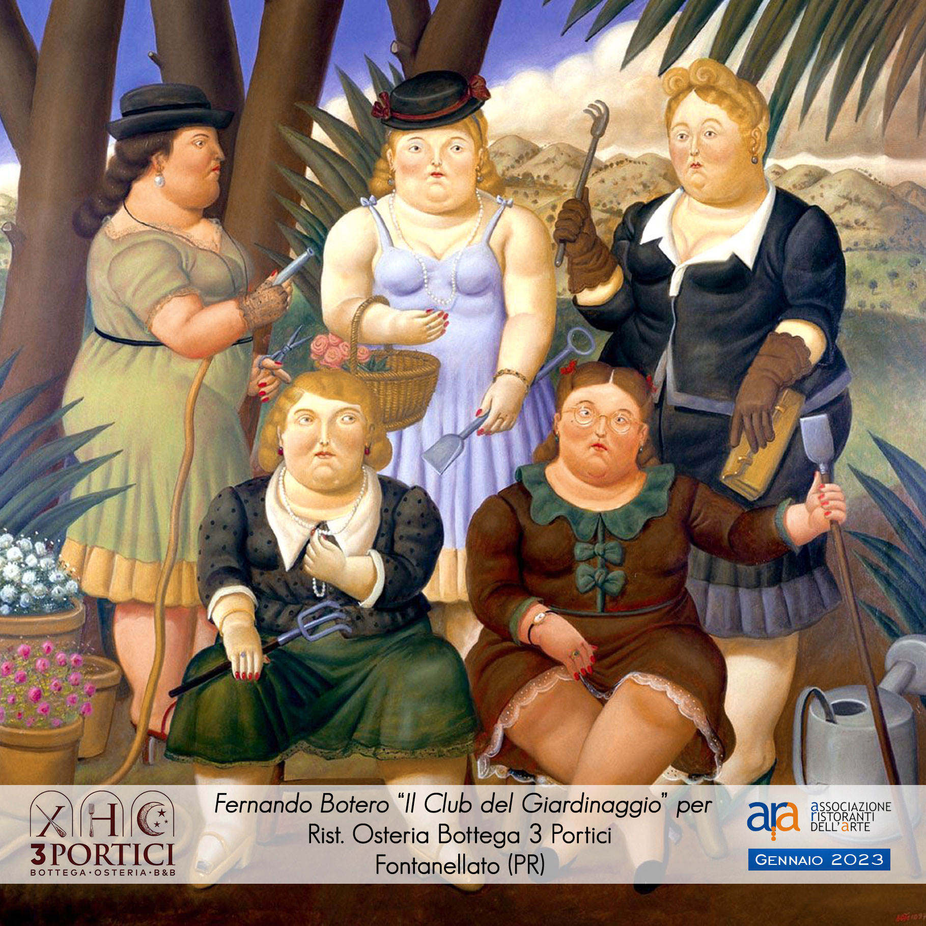 Rist. Osteria Bottega 3 Portici - Fontanellato (PR)